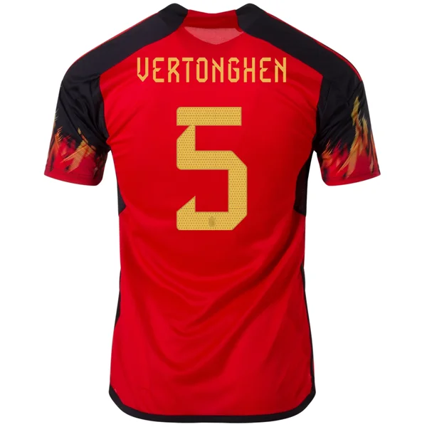 Men's Custom - Embroidered Volleyball Jerseys for Team Uniforms or Personalized Gearadidas Belgium Jan Vertonghen Home Jersey 22/23 (Red/Black) Men's Custom - Embroidered Volleyball Jerseys for Team Uniforms or Personalized Gearadidas Belgium Jan Vertonghen Home Jersey 22/23 (Red/Black)
