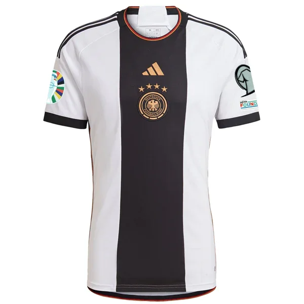 Men's Retro Soccer Jerseys of Famous Clubs from the 90s for Nostalgic Football Enthusiastsadidas Germany Home Jersey w/ Euro Qualifying Patches 22/23 (White/Black) Men's Retro Soccer Jerseys of Famous Clubs from the 90s for Nostalgic Football Enthusiastsadidas Germany Home Jersey w/ Euro Qualifying Patches 22/23 (White/Black)