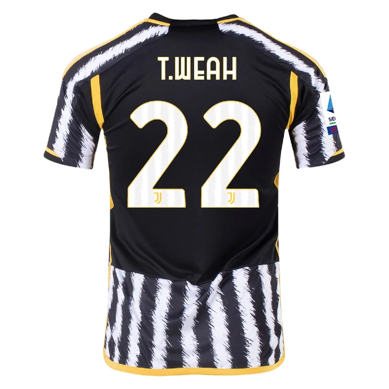 Men's Retro Soccer Jerseys of Famous Clubs from the 90s for Nostalgic Football Enthusiastsadidas Timothy Weah Juventus Home Jersey w/ Serie A Patch 23/24 (Black/White) Men's Retro Soccer Jerseys of Famous Clubs from the 90s for Nostalgic Football Enthusiastsadidas Timothy Weah Juventus Home Jersey w/ Serie A Patch 23/24 (Black/White)