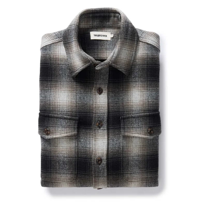 Waterproof men coats with taped seams for heavy rain and snow daysThe Maritime Shirt Jacket in Olive Plaid Waterproof men coats with taped seams for heavy rain and snow daysThe Maritime Shirt Jacket in Olive Plaid