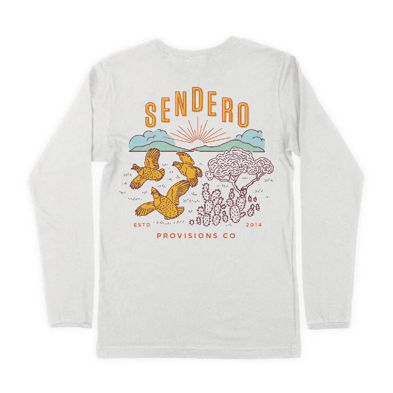 Men's button - front long sleeve Henley shirts with a casual charmCovey Long Sleeve T-Shirt