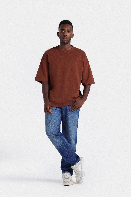Men's UV - protection t - shirts for outdoor activities in the sunCrew Neck Basic T-shirt