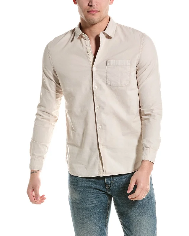 Men's button - front t - shirts with a unique artistic printAG Jeans Bristol Shirt