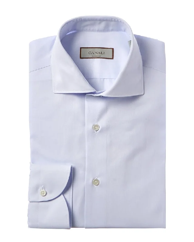 Men's v - neck muscle t - shirts for a body - building aestheticCanali Dress Shirt