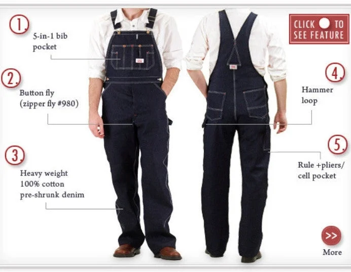 Fashionable overalls with a floral embroideryIRREGULAR #966/#980 Made in USA Classic Blue Denim Bib Overalls - SECOND, NO RETURNS Fashionable overalls with a floral embroideryIRREGULAR #966/#980 Made in USA Classic Blue Denim Bib Overalls - SECOND, NO RETURNS