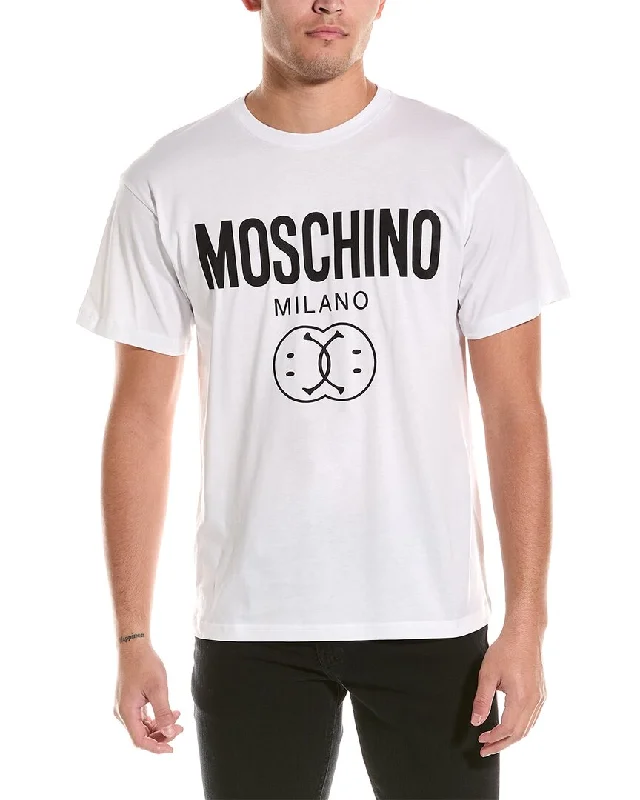 Men's slim - fit graphic t - shirts with vintage rock band printsMoschino T-Shirt