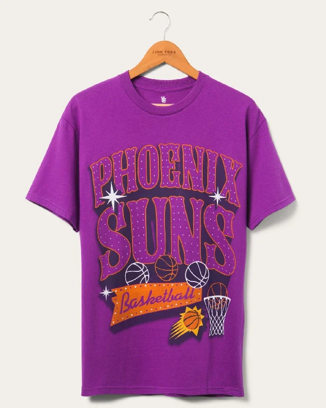 Men's slim - fit graphic t - shirts with vintage rock band printsSuns Bright Lights Tee