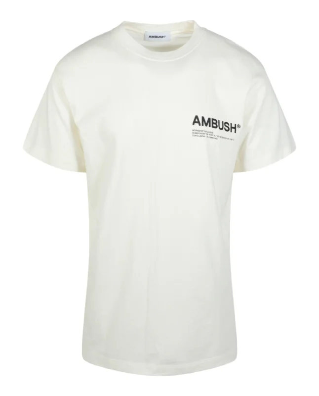 Men's distressed denim - look t - shirts with a rugged appealWorkshop Logo T-Shirt