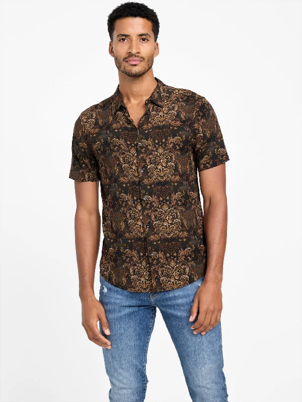 Men's eco - friendly recycled t - shirts for sustainable fashion choicesZari Printed Shirt